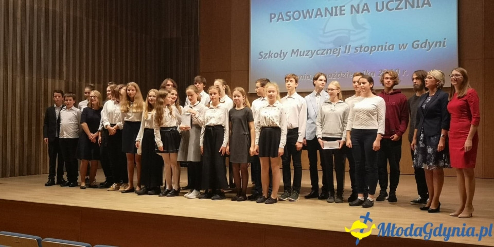 Uroczystość ślubowania młodzieży z klasy I Szkoły Muzycznej II st. - 03.10.2019