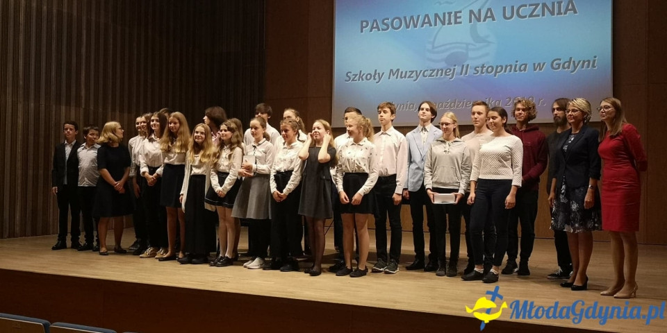 Uroczystość ślubowania młodzieży z klasy I Szkoły Muzycznej II st. - 03.10.2019