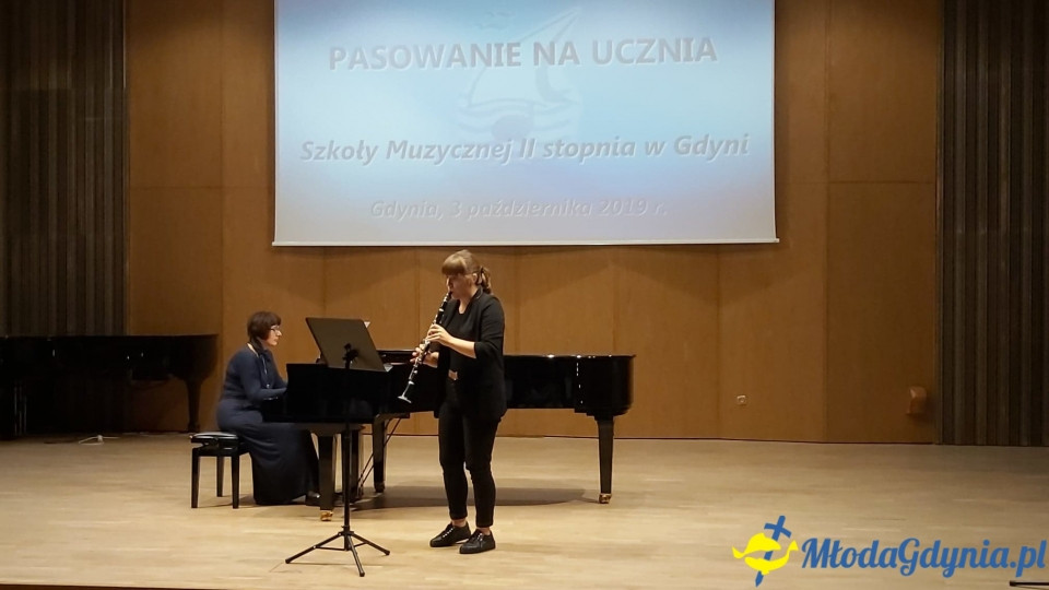 Uroczystość ślubowania młodzieży z klasy I Szkoły Muzycznej II st. - 03.10.2019