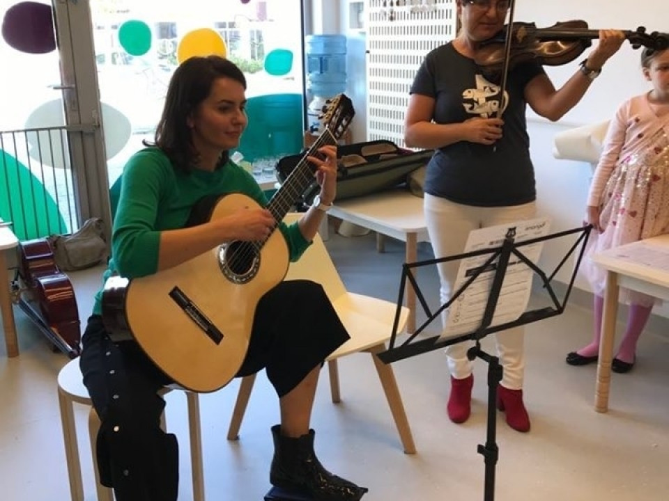 Sekcja Smyczkowa w przedszkolu na Wiczlinie