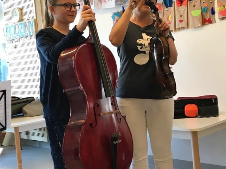 Sekcja Smyczkowa w przedszkolu na Wiczlinie