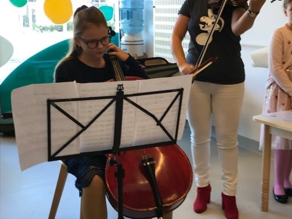 Sekcja Smyczkowa w przedszkolu na Wiczlinie