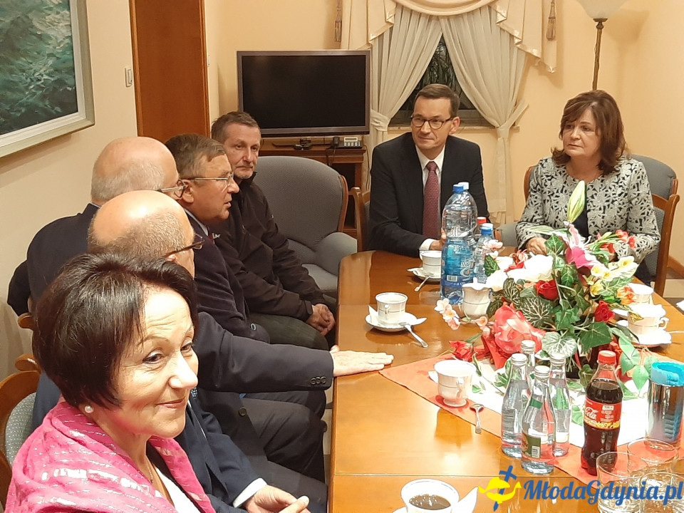 Premier Mateusz Morawiecki - spotkanie ze sztabem poseł Małgorzaty Zwiercan