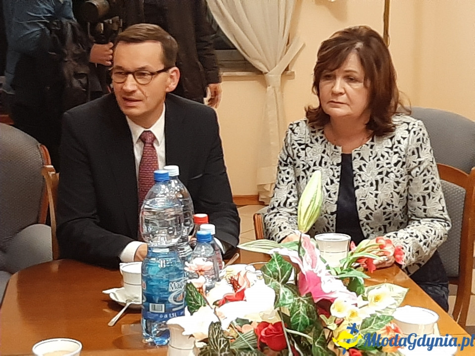Premier Mateusz Morawiecki - spotkanie ze sztabem poseł Małgorzaty Zwiercan