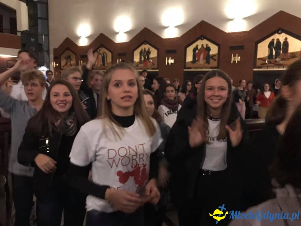 Wieczór Modlitwy Młodych w parafii Zesłania Ducha Świętego w Sopocie