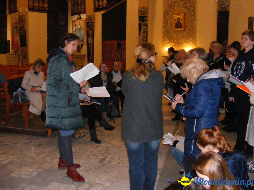 Piaśnicka Msza Żałobna - Próba w Sanktuarium Piaśnickim
