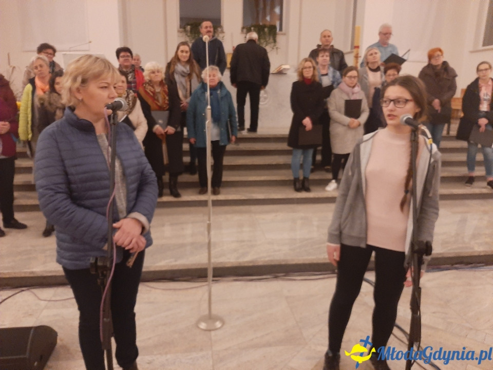 Piaśnicka Msza Żałobna - próba przed koncertem w Chwaszczynie 07.11.2019