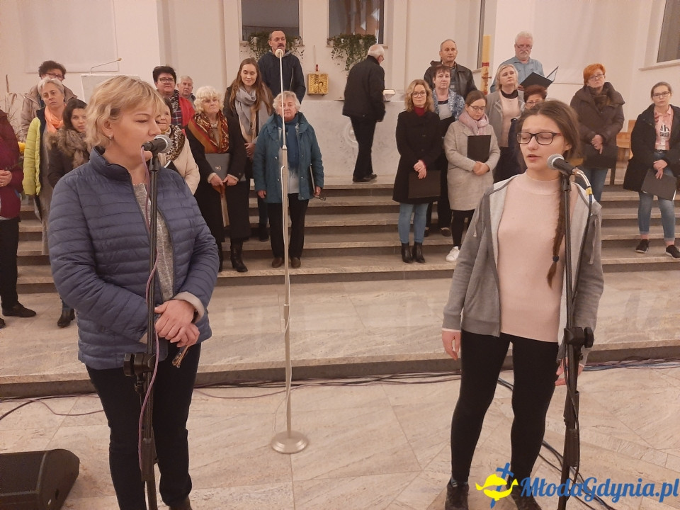 Piaśnicka Msza Żałobna - próba przed koncertem w Chwaszczynie 07.11.2019