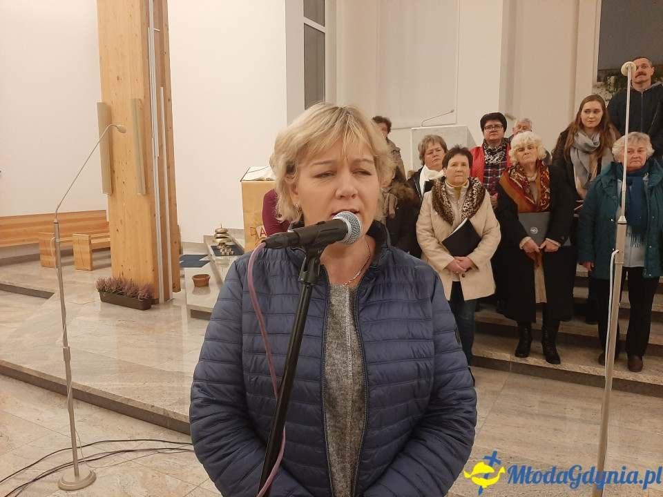 Piaśnicka Msza Żałobna - próba przed koncertem w Chwaszczynie 07.11.2019