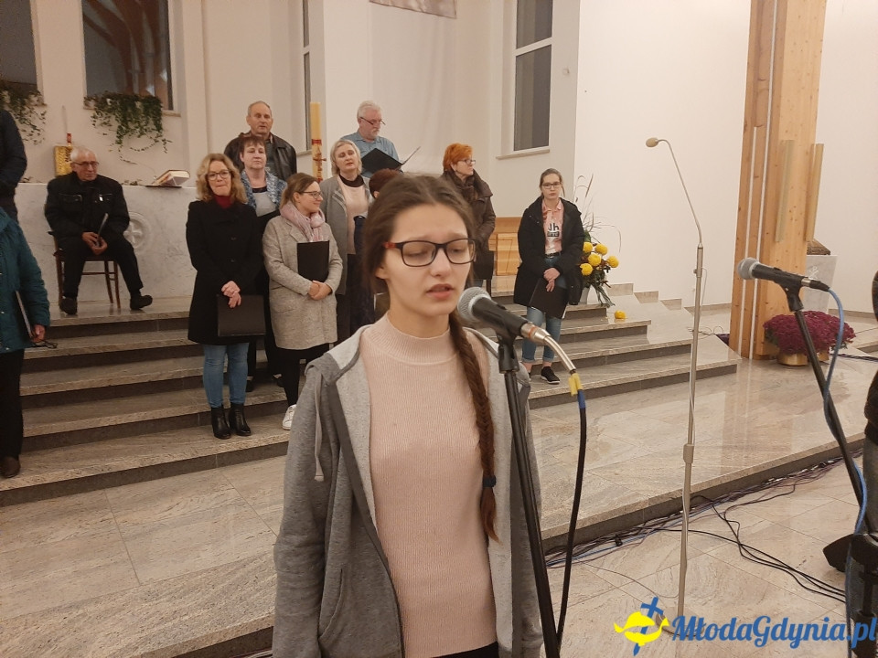 Piaśnicka Msza Żałobna - próba przed koncertem w Chwaszczynie 07.11.2019