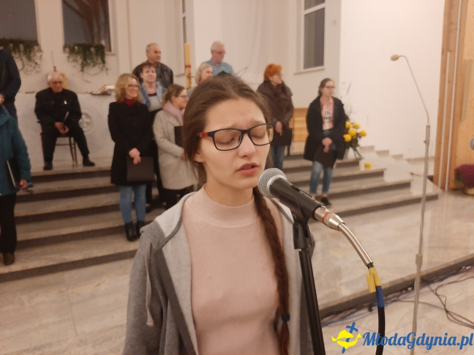 Piaśnicka Msza Żałobna - próba przed koncertem w Chwaszczynie 07.11.2019