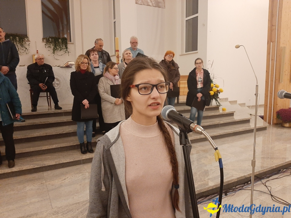 Piaśnicka Msza Żałobna - próba przed koncertem w Chwaszczynie 07.11.2019