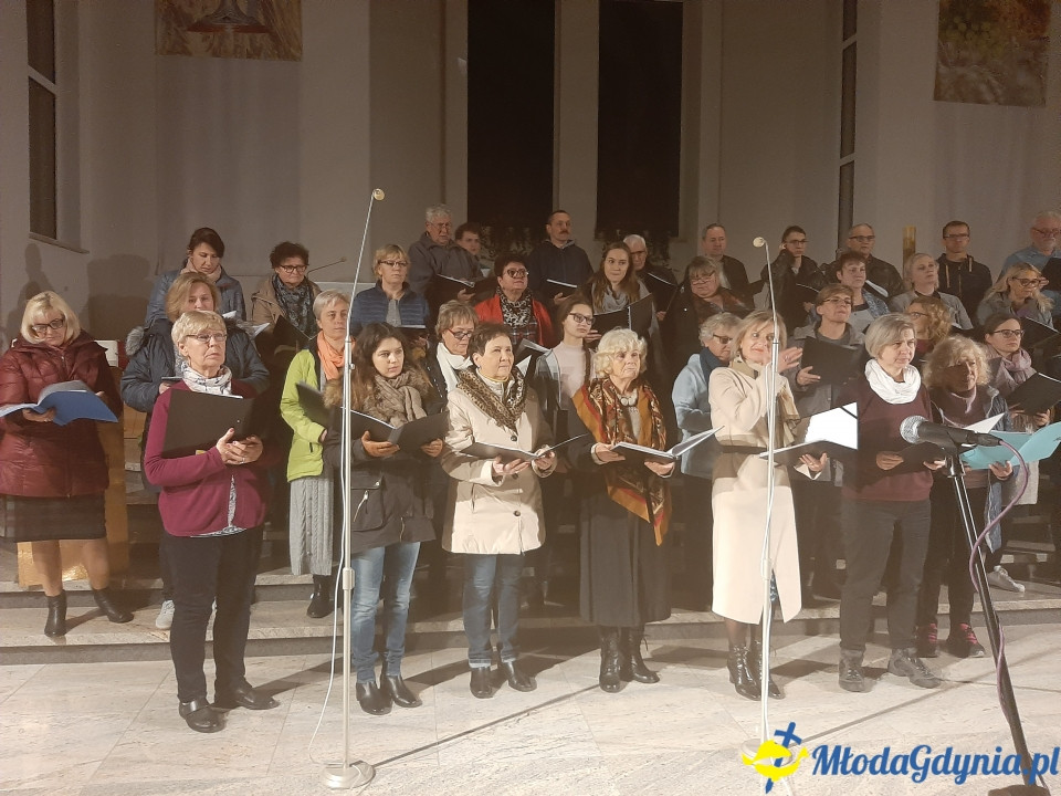 Piaśnicka Msza Żałobna - próba przed koncertem w Chwaszczynie 07.11.2019