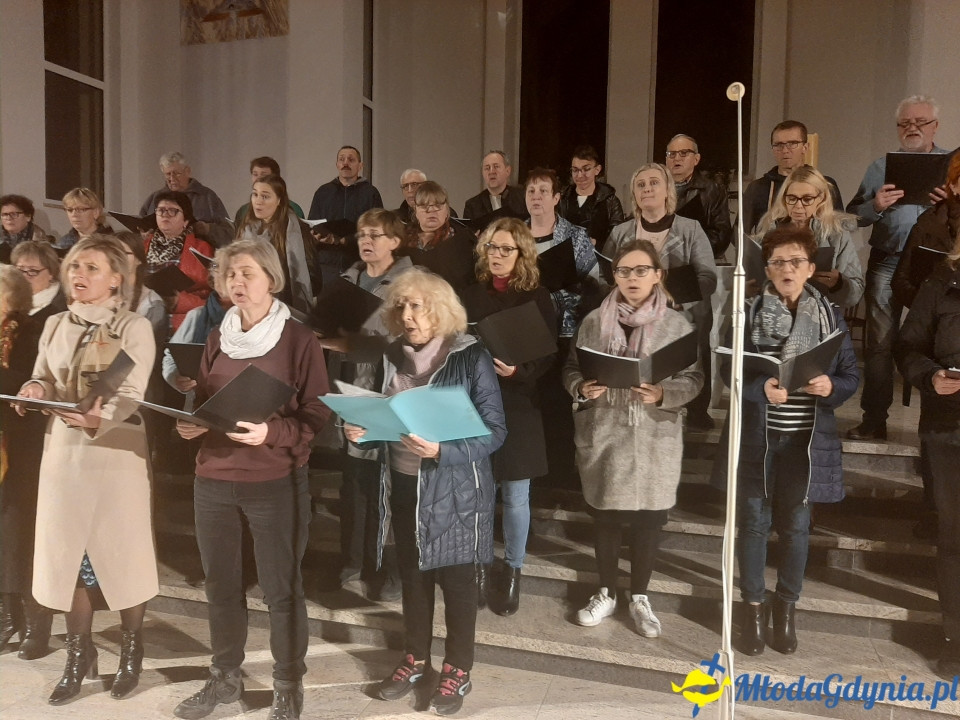 Piaśnicka Msza Żałobna - próba przed koncertem w Chwaszczynie 07.11.2019