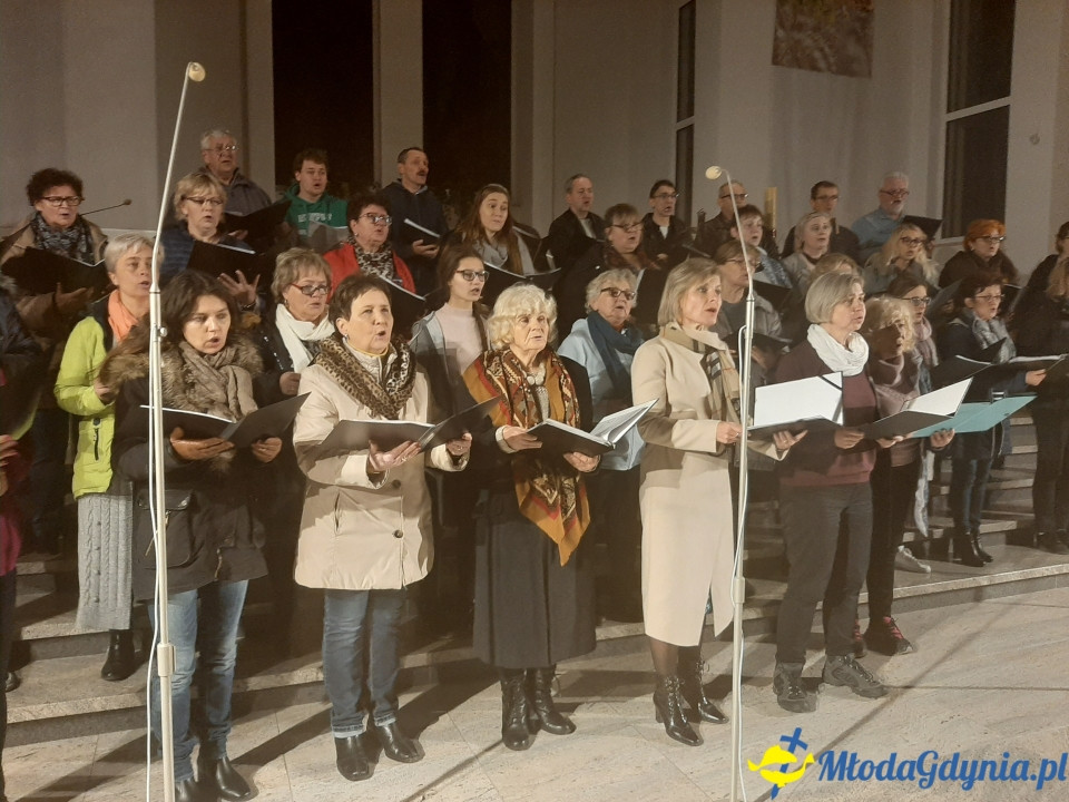 Piaśnicka Msza Żałobna - próba przed koncertem w Chwaszczynie 07.11.2019