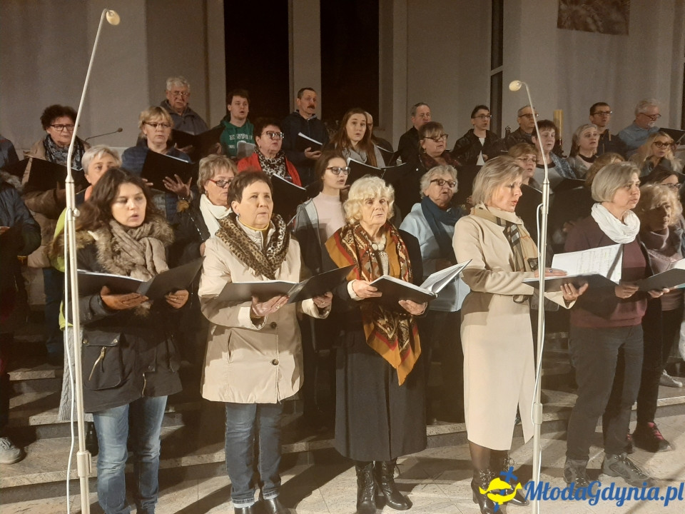 Piaśnicka Msza Żałobna - próba przed koncertem w Chwaszczynie 07.11.2019