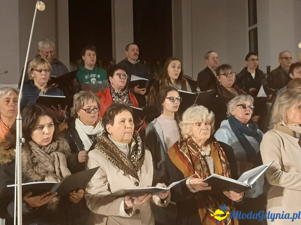 Piaśnicka Msza Żałobna - próba przed koncertem w Chwaszczynie 07.11.2019