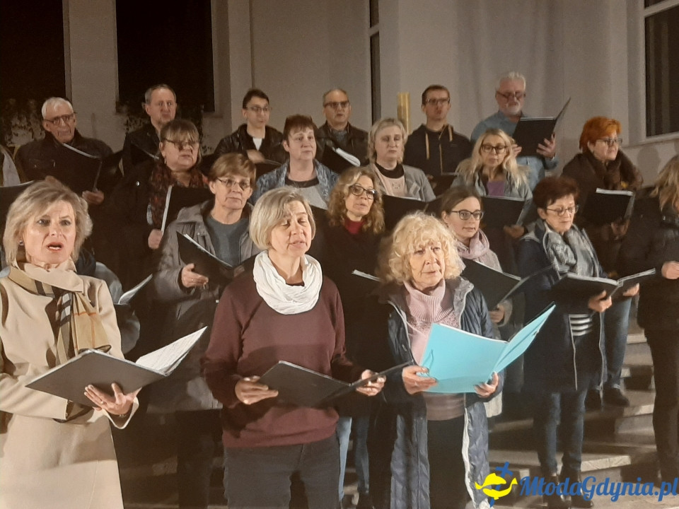 Piaśnicka Msza Żałobna - próba przed koncertem w Chwaszczynie 07.11.2019