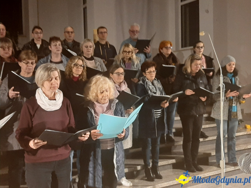 Piaśnicka Msza Żałobna - próba przed koncertem w Chwaszczynie 07.11.2019