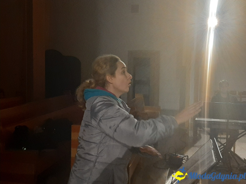 Piaśnicka Msza Żałobna - próba przed koncertem w Chwaszczynie 07.11.2019