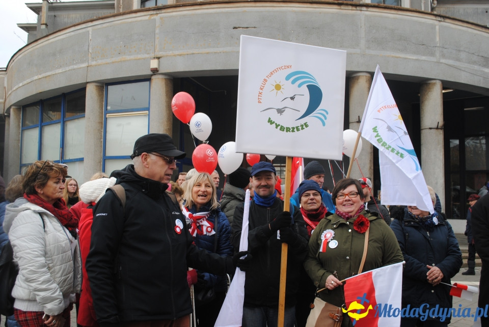 PTTK KT Wybrzeże na Gdyńskiej Paradzie Niepodległości - 11.11.2019 r.