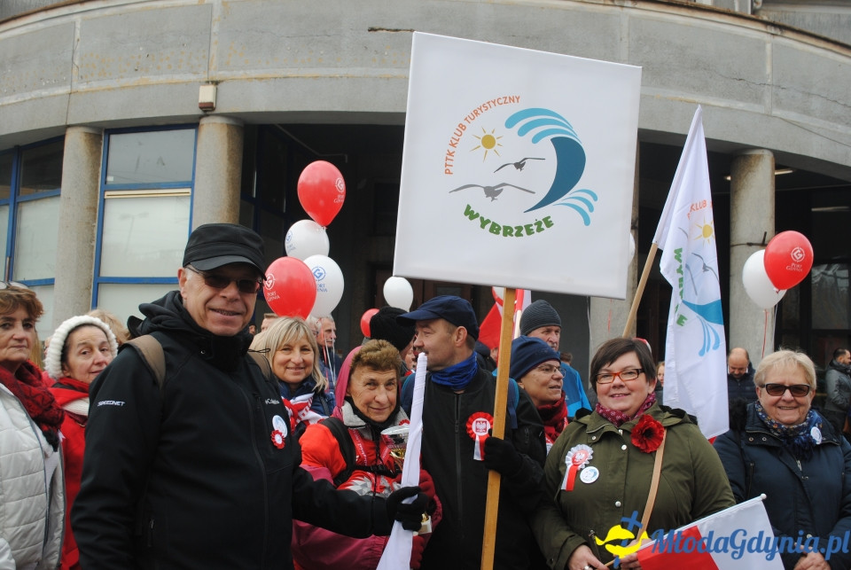PTTK KT Wybrzeże na Gdyńskiej Paradzie Niepodległości - 11.11.2019 r.