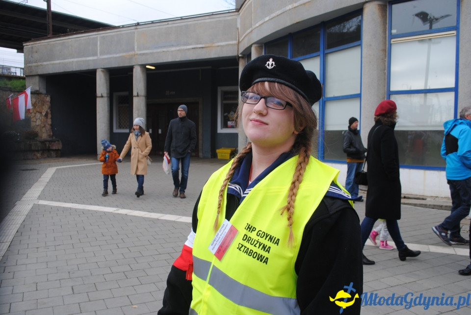 PTTK KT Wybrzeże na Gdyńskiej Paradzie Niepodległości - 11.11.2019 r.