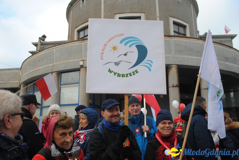 PTTK KT Wybrzeże na Gdyńskiej Paradzie Niepodległości - 11.11.2019 r.