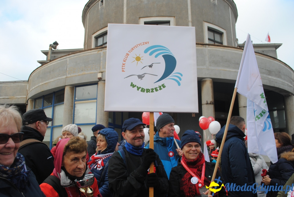 PTTK KT Wybrzeże na Gdyńskiej Paradzie Niepodległości - 11.11.2019 r.