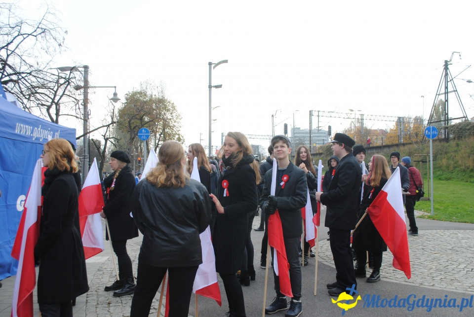 PTTK KT Wybrzeże na Gdyńskiej Paradzie Niepodległości - 11.11.2019 r.