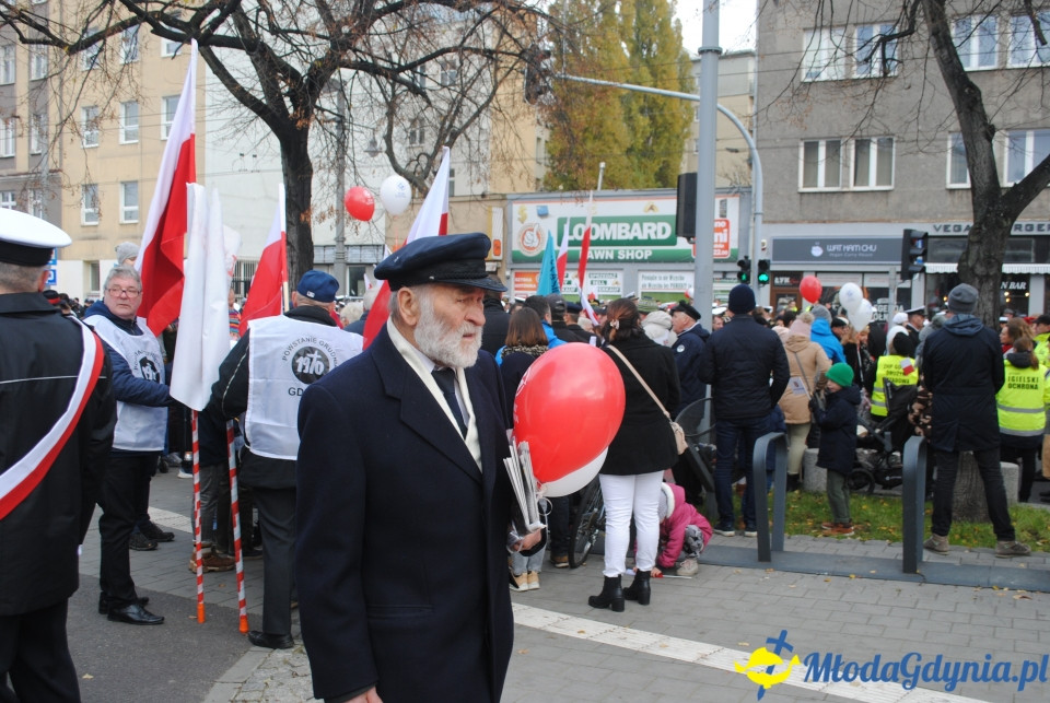 PTTK KT Wybrzeże na Gdyńskiej Paradzie Niepodległości - 11.11.2019 r.
