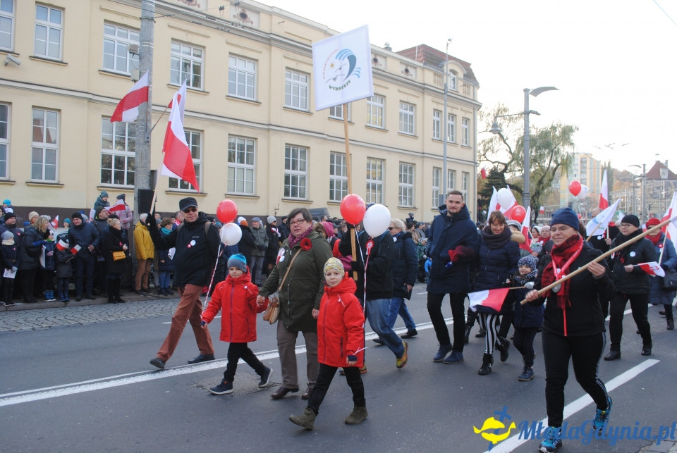 PTTK KT Wybrzeże na Gdyńskiej Paradzie Niepodległości - 11.11.2019 r.
