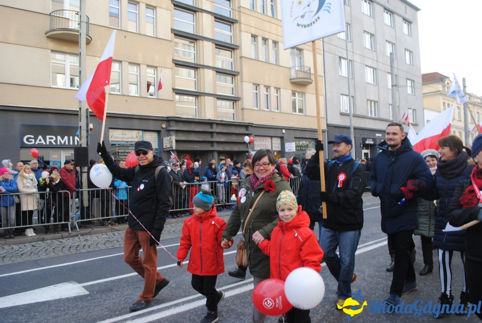 PTTK KT Wybrzeże na Gdyńskiej Paradzie Niepodległości - 11.11.2019 r.