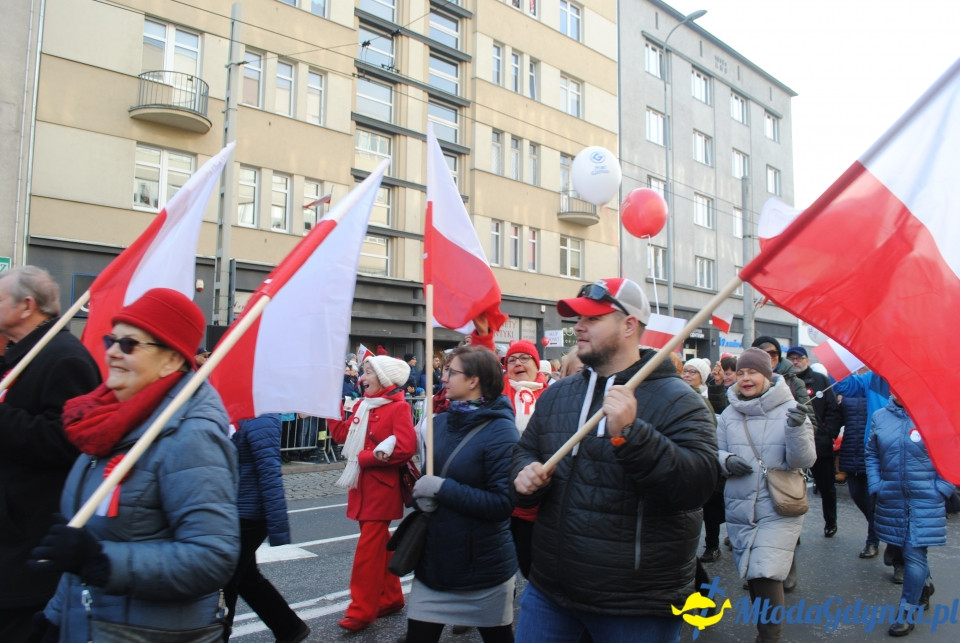 PTTK KT Wybrzeże na Gdyńskiej Paradzie Niepodległości - 11.11.2019 r.