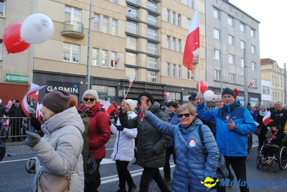 PTTK KT Wybrzeże na Gdyńskiej Paradzie Niepodległości - 11.11.2019 r.