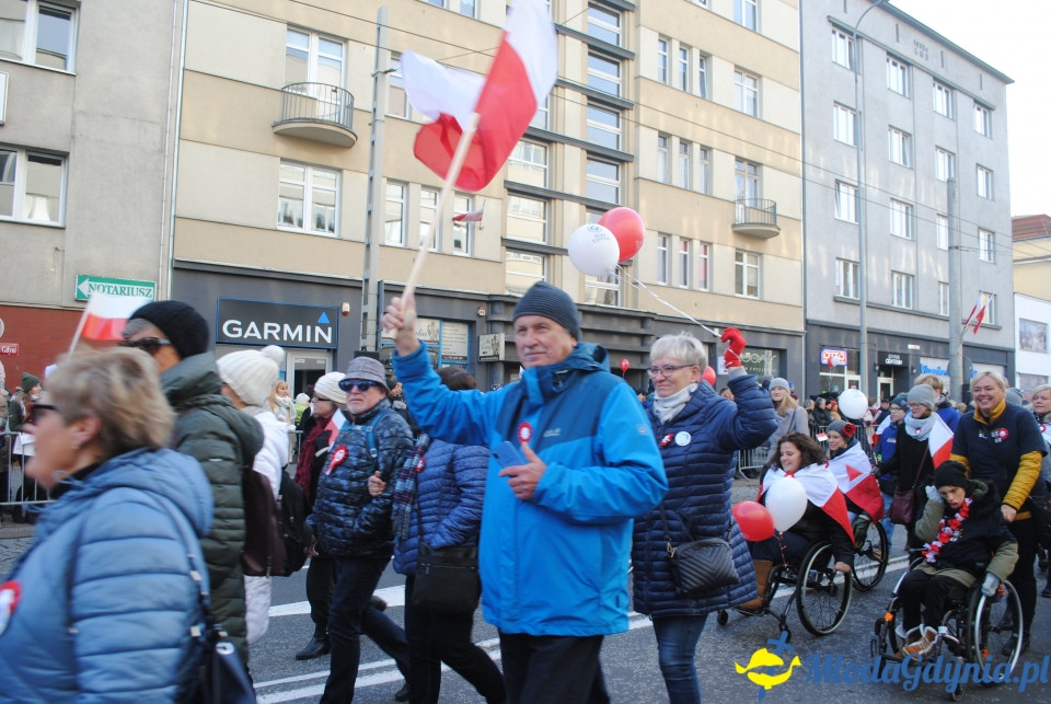 PTTK KT Wybrzeże na Gdyńskiej Paradzie Niepodległości - 11.11.2019 r.
