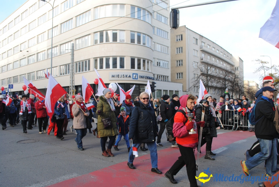 PTTK KT Wybrzeże na Gdyńskiej Paradzie Niepodległości - 11.11.2019 r.