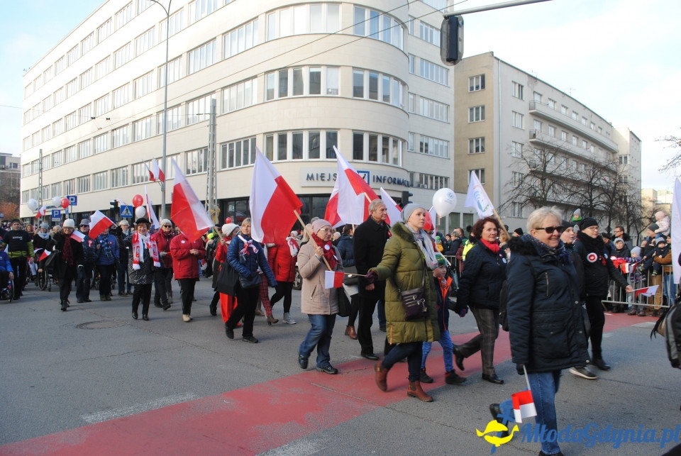 PTTK KT Wybrzeże na Gdyńskiej Paradzie Niepodległości - 11.11.2019 r.