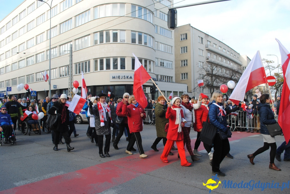 PTTK KT Wybrzeże na Gdyńskiej Paradzie Niepodległości - 11.11.2019 r.