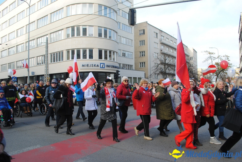 PTTK KT Wybrzeże na Gdyńskiej Paradzie Niepodległości - 11.11.2019 r.
