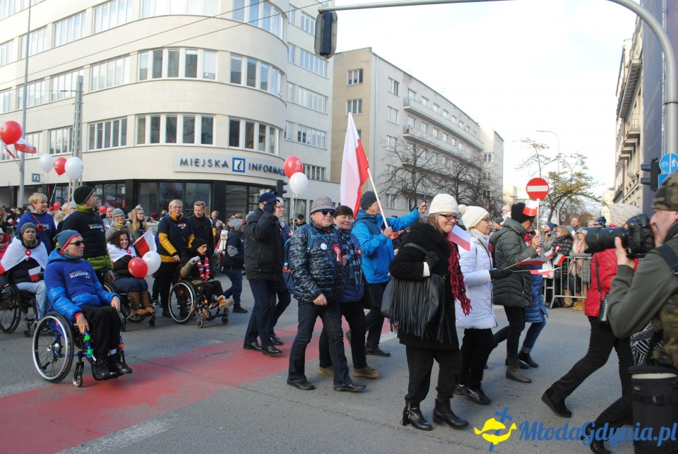 PTTK KT Wybrzeże na Gdyńskiej Paradzie Niepodległości - 11.11.2019 r.