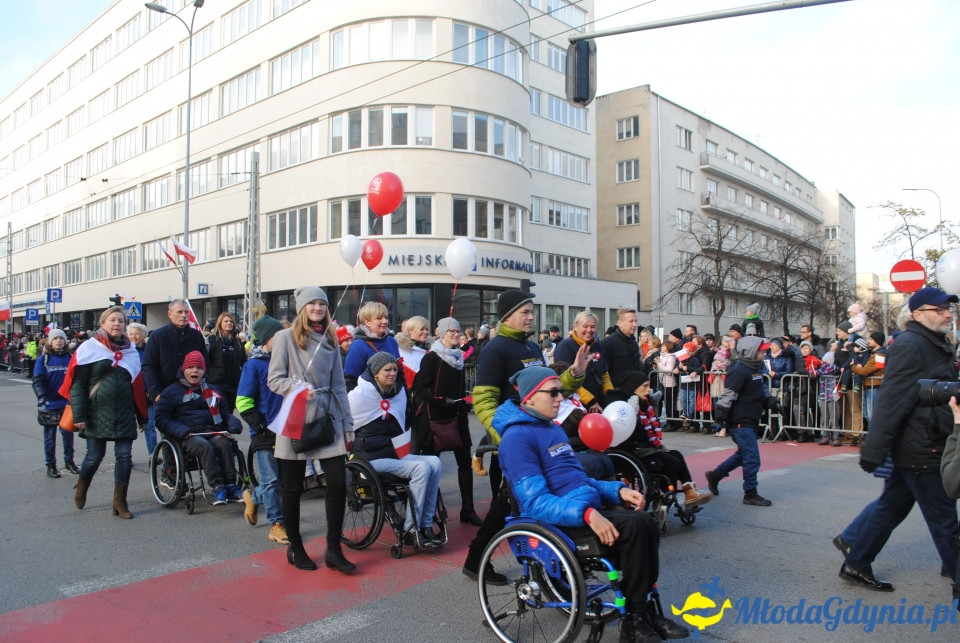 PTTK KT Wybrzeże na Gdyńskiej Paradzie Niepodległości - 11.11.2019 r.