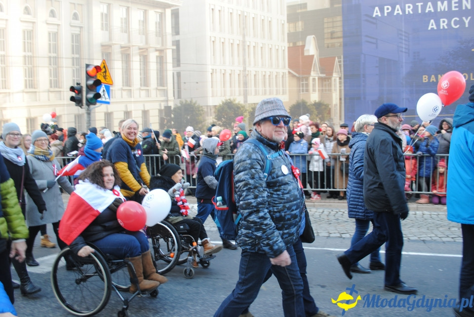 PTTK KT Wybrzeże na Gdyńskiej Paradzie Niepodległości - 11.11.2019 r.