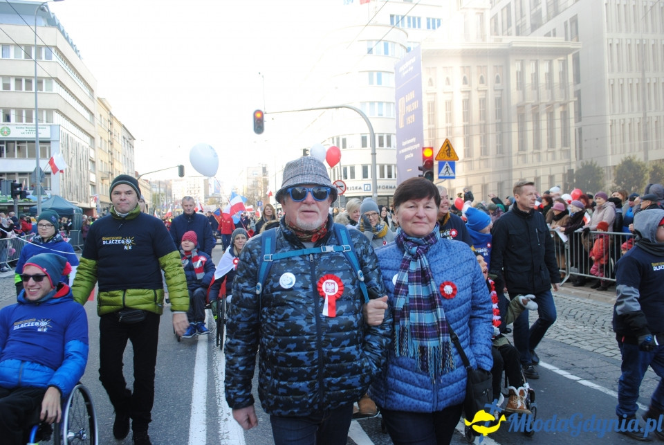 PTTK KT Wybrzeże na Gdyńskiej Paradzie Niepodległości - 11.11.2019 r.