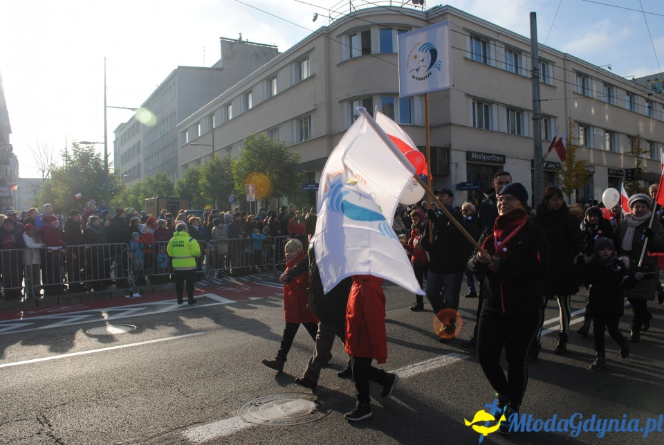 PTTK KT Wybrzeże na Gdyńskiej Paradzie Niepodległości - 11.11.2019 r.