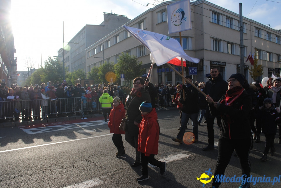 PTTK KT Wybrzeże na Gdyńskiej Paradzie Niepodległości - 11.11.2019 r.
