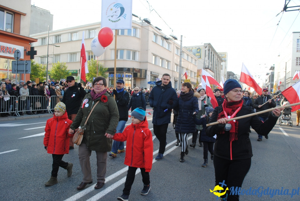 PTTK KT Wybrzeże na Gdyńskiej Paradzie Niepodległości - 11.11.2019 r.