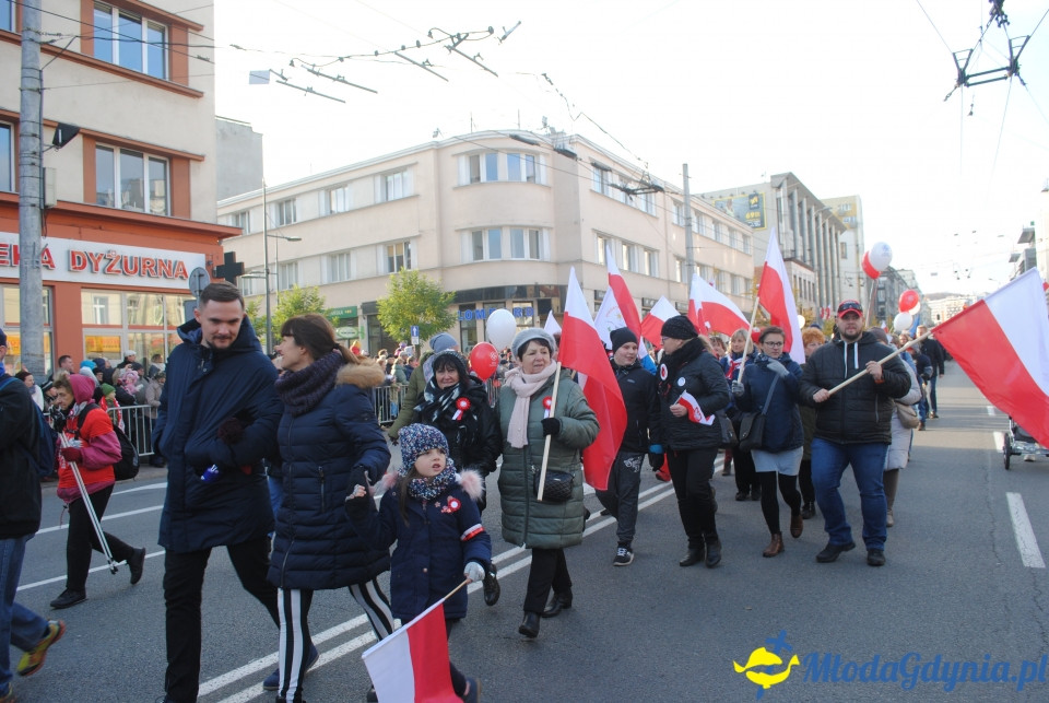 PTTK KT Wybrzeże na Gdyńskiej Paradzie Niepodległości - 11.11.2019 r.