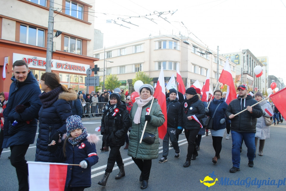 PTTK KT Wybrzeże na Gdyńskiej Paradzie Niepodległości - 11.11.2019 r.