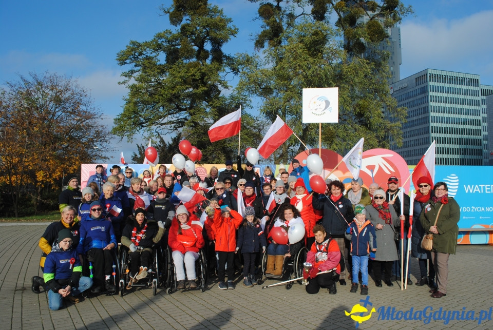 PTTK KT Wybrzeże na Gdyńskiej Paradzie Niepodległości - 11.11.2019 r.
